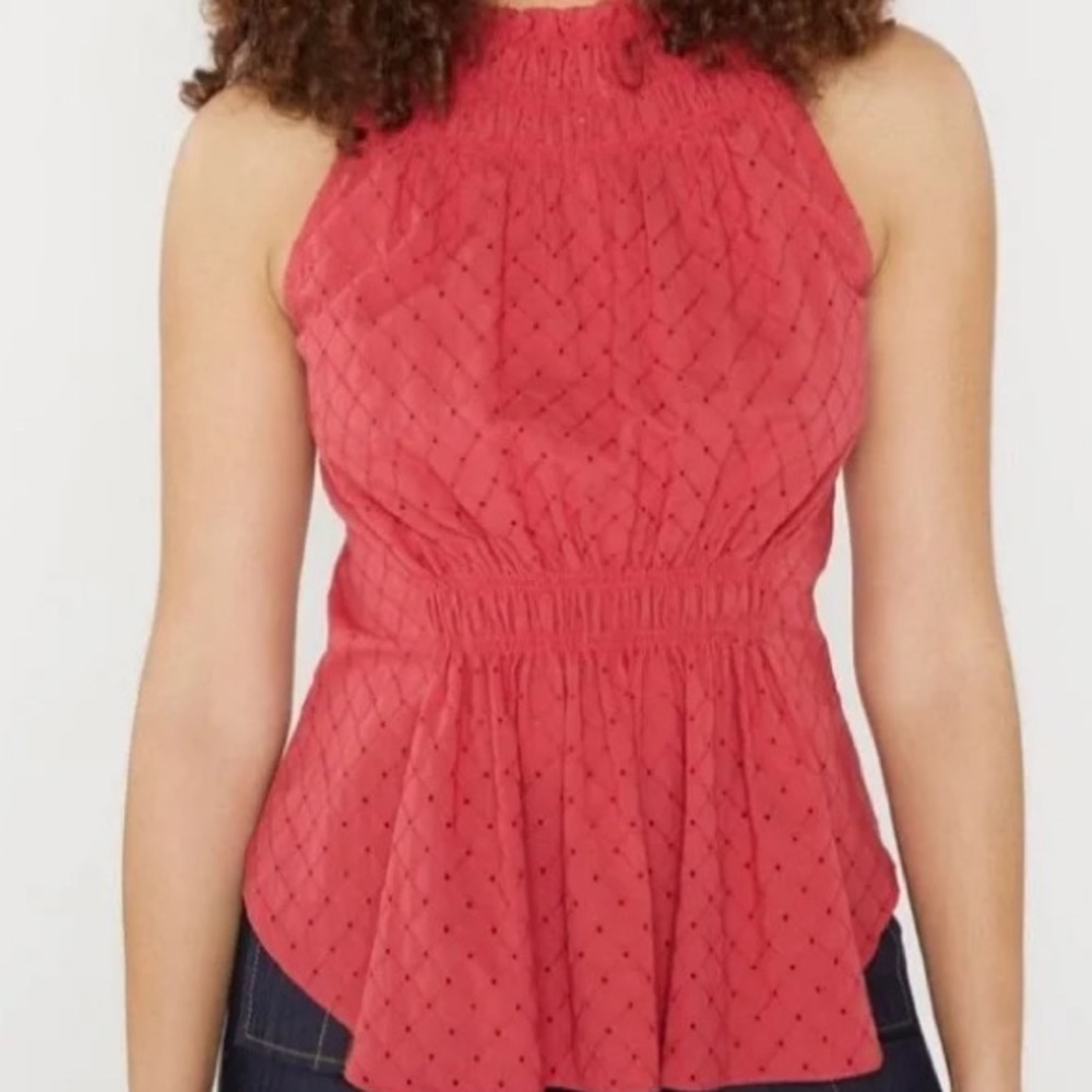 Cinq A Sept Grapefruit Top Blouses. Size XL
#96